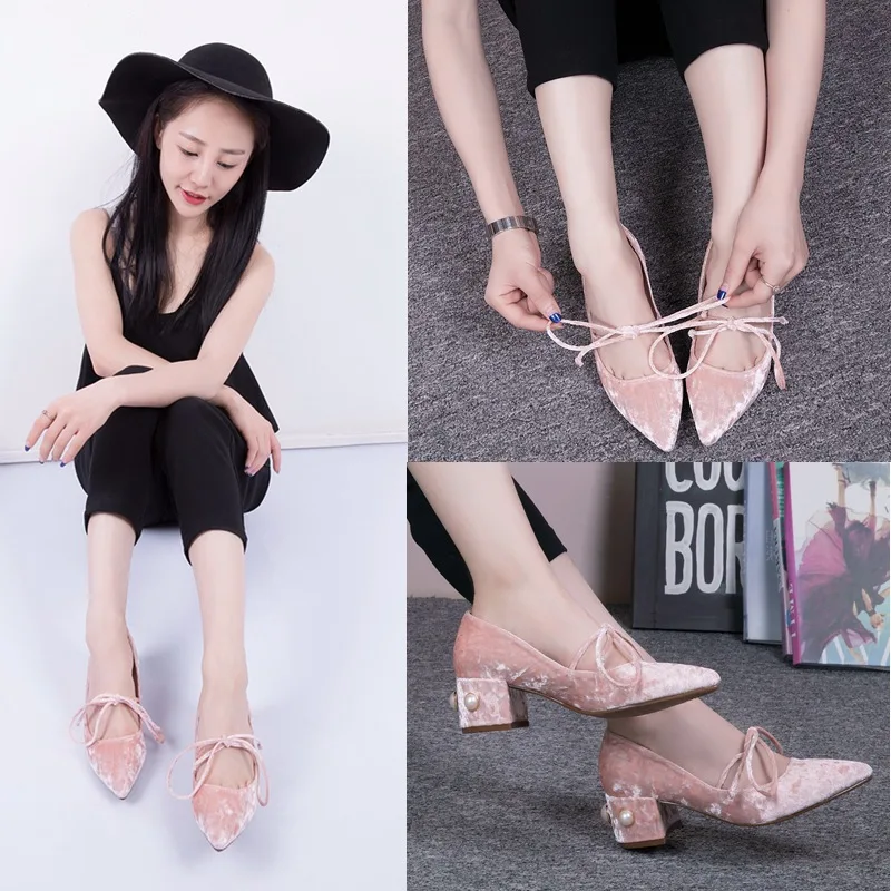 2017 Fujin весна новый Стиль Моды Стразы коллекции тонкий и высокий каблук насосы