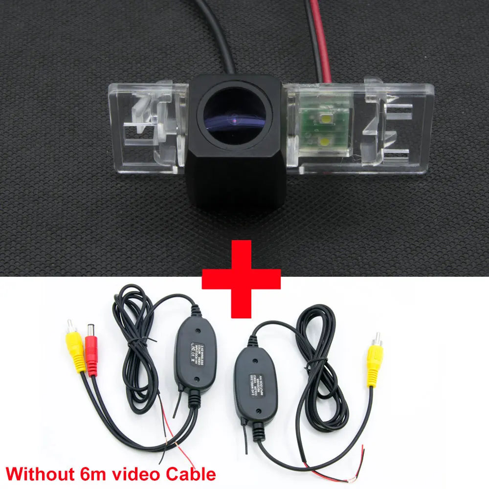 Camera with wireless Full HD 1280*720 автомобильная парковочная камера заднего вида для peugeot 307 308 408 508 Nissan Sunny X-Trail Pathfinder Geely MK автомобильная камера - Название цвета: Camera with wireless