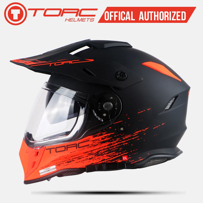 TORC Новое поступление мотоциклетный шлем на все лицо для мотобайка Casco