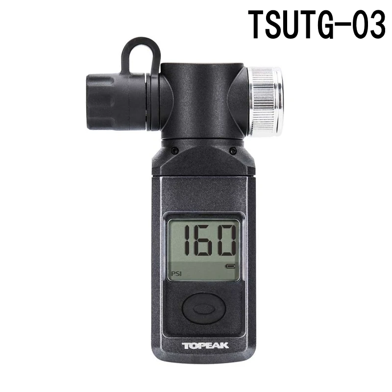 Topeak TSG-02 TSUTG-03 велосипедный цифровой SmartGauge электронные воздуха в шинах Давление манометр велосипед 250/300 фунтов/кв. дюйм ЖК-дисплей вращающейся головкой - Цвет: TSUTG-03