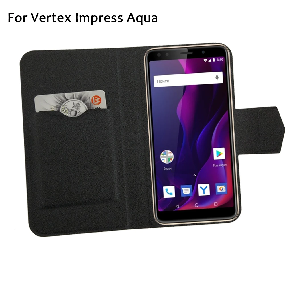 5 цветов Лидер продаж! Кожаный чехол Vertex Impress Aqua для телефона защитный с полной