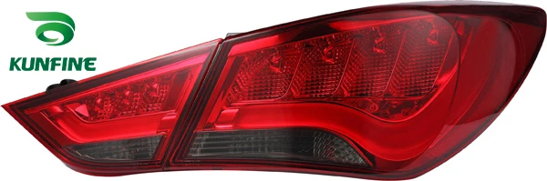 KUNFINE пара автомобильных задних фонарей в сборе для HYUNDAI SONATA 2011 2016 светодиодный