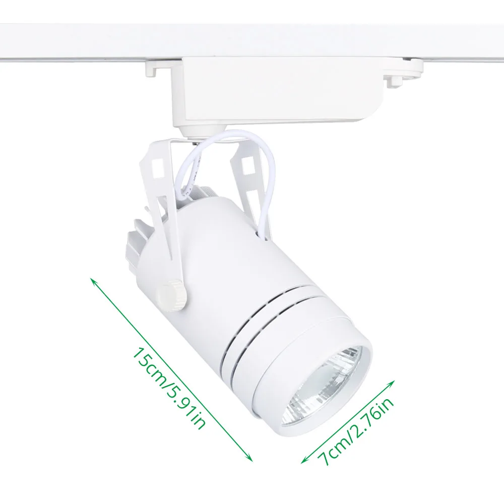 Светодиодный свет для отслеживания Dimmable 15W Spot Rail Lamp Одежда Обувной магазин