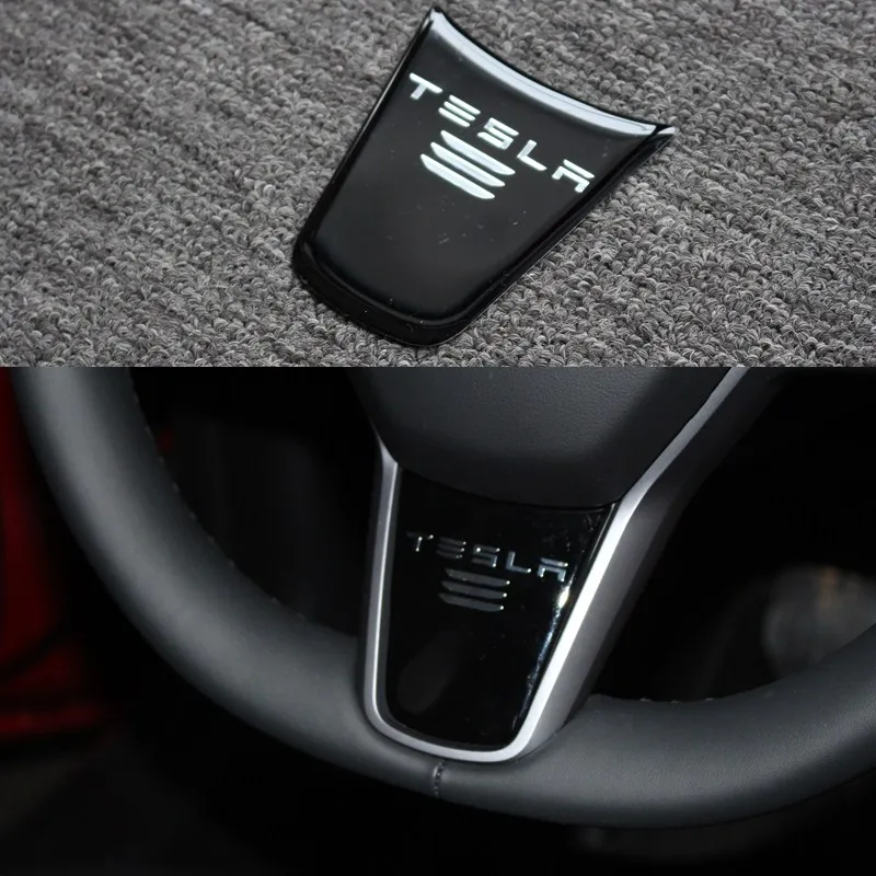 Тесла автомобильный Внутренний чехол для рулевого колеса автомобиля 3D PU