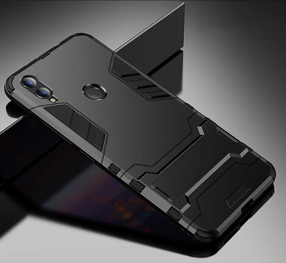 Чехол для Honor 8X8 X Max, защитный чехол из поликарбоната, ТПУ, ободок и подставка, чехол для телефона, для huawei Honor 8C 8 C, противоударный, полная защита, бампер