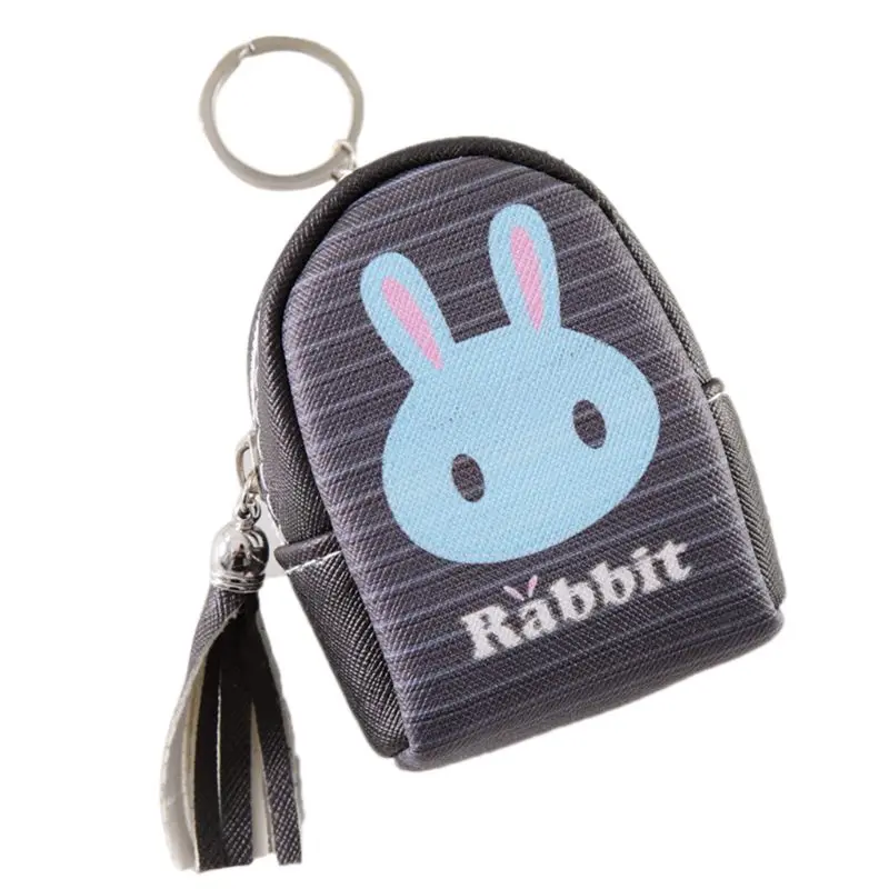2 Женский кошелек для монет, мини-кошелек с кисточками, модный, сумочка на молнии, кошелек, брелок для ключей - Цвет: 2
