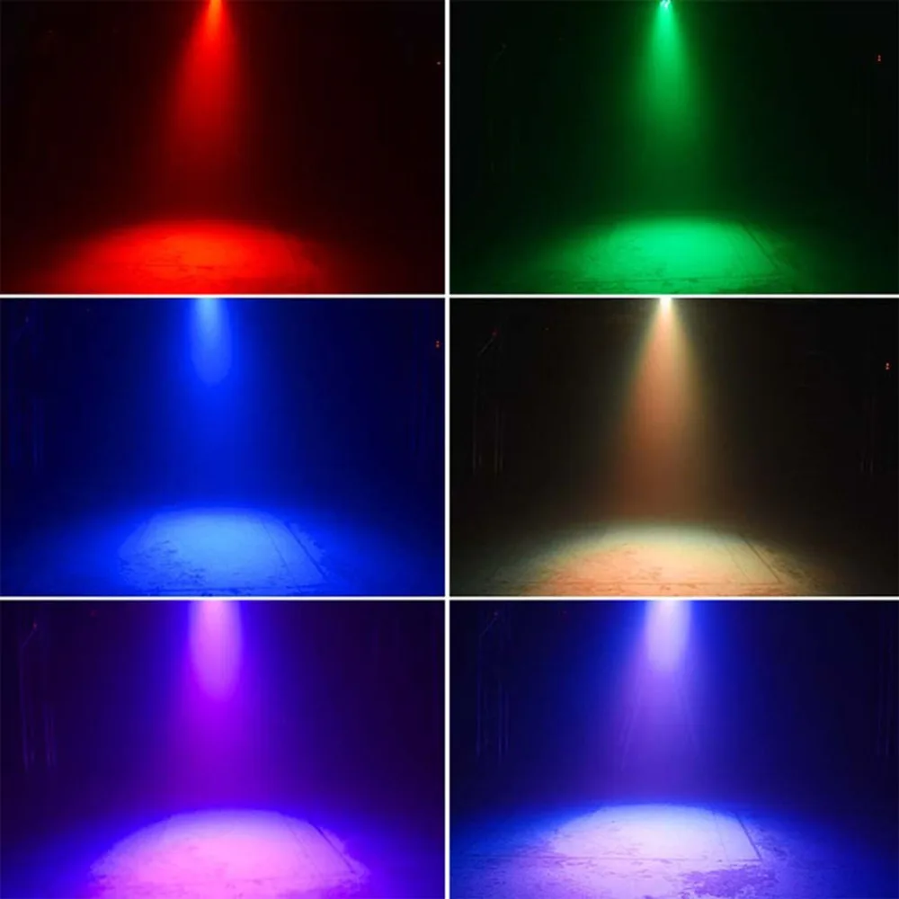 VKTECH DMX512 звуковая активация 18 Вт светодио дный RGB полный Цвет свет лампы КТВ Бар