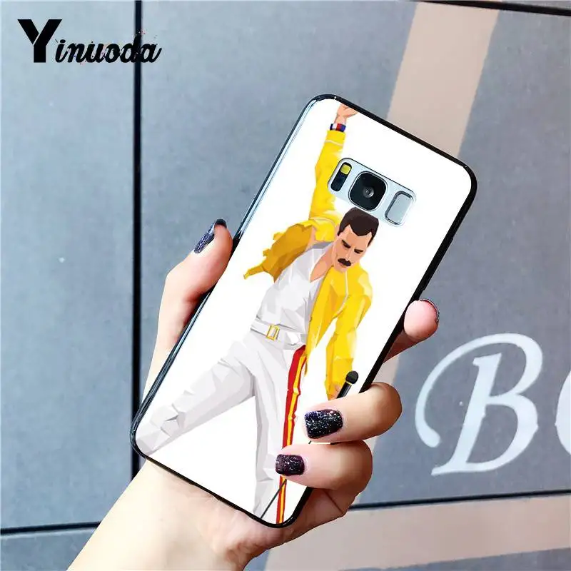 Yinuoda Фредди Меркури Queen band Новый чехол для телефона Fundas Samsung Galaxy S9 plus S7 edge S6 S10