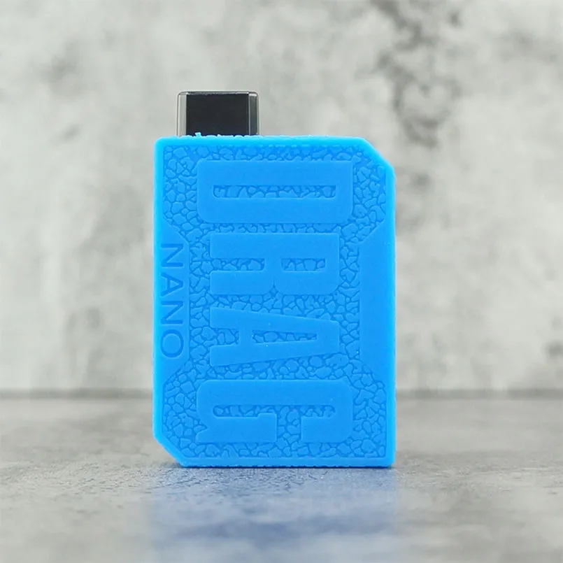 Blue 5 шт., силиконовый чехол Voopoo Drag Nano, чехол с текстурой, чехол для кожи, гелевый Чехол для Vape Voopoo Drag Pod - Цвет: Blue