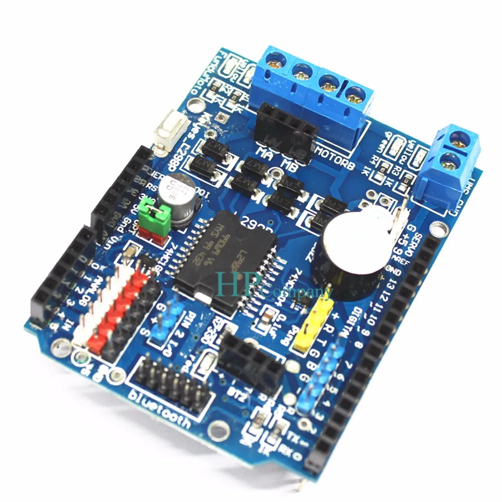 1 шт L298P контроллер скорости ШИМ двойной драйвер высокой мощности H bridge Bluetooth