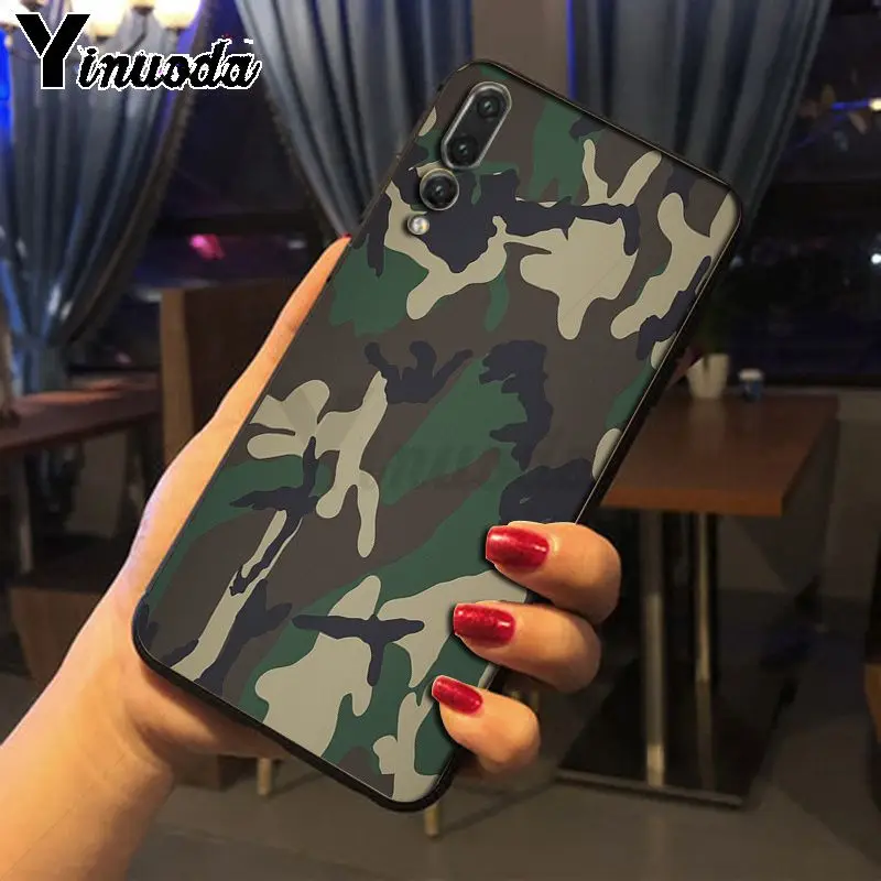 Yinuoda Камуфляжный военный армейский чехол для телефона huawei p20 pro p20lite mate10pro nova 3i mate20