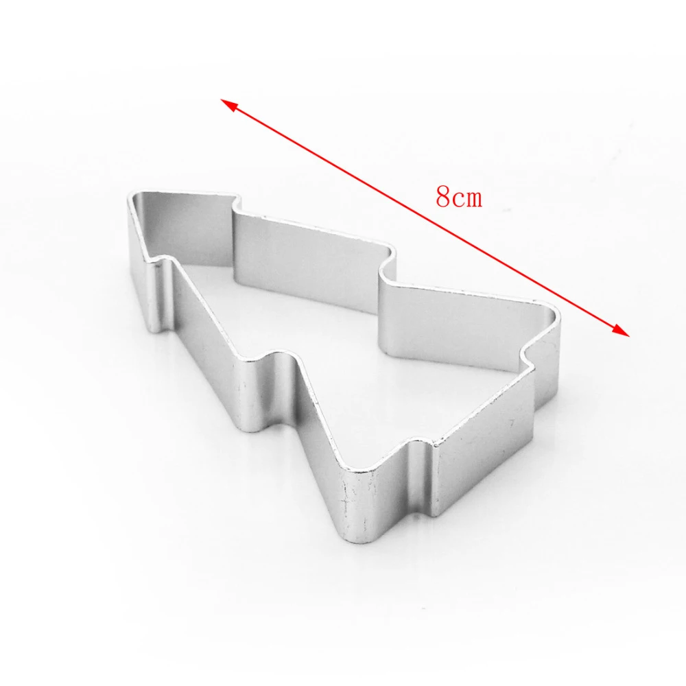 1 шт. резак для печенья в виде рождественской елки из нержавеющей стали