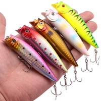 1pcs popper fishing lures 9 2cm11 5g top water wobblers hard fake baits crankbaits sea bass isca artificial fishing tackle