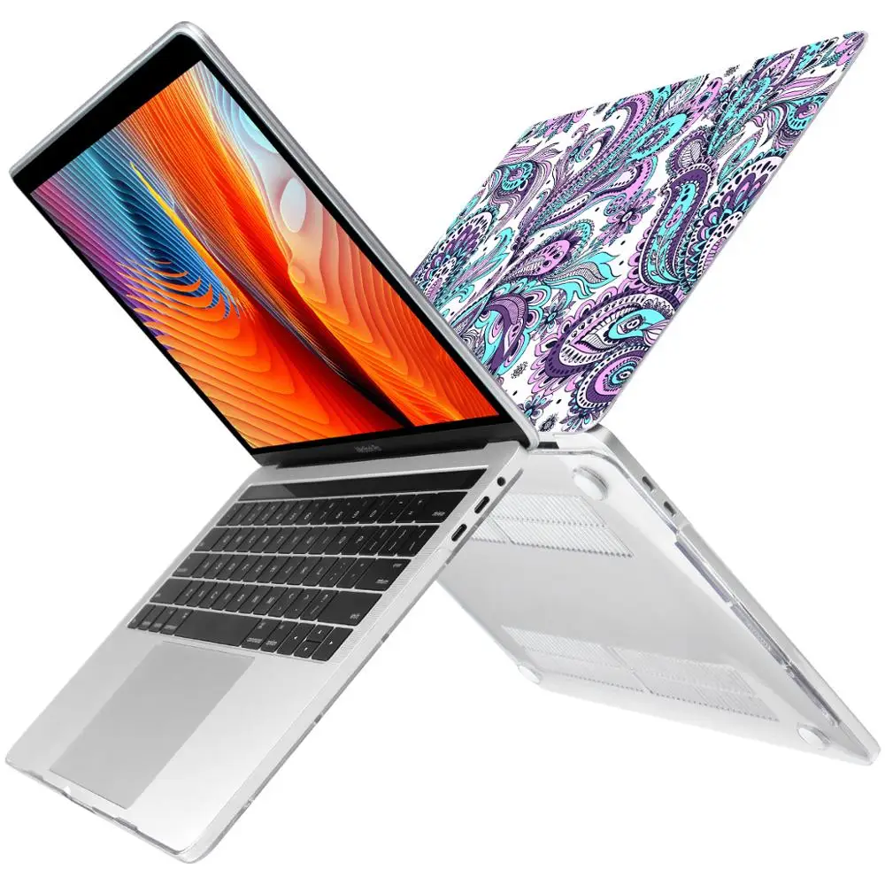 Жесткий чехол для Apple MacBook Air Pro retina 13 15 2018 2017 2016 с/без сенсорной панели A1706 A1707 A1990