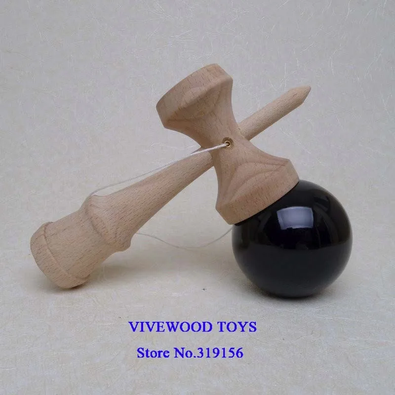 Глянцевая Kendama с полиуретановым покрытием краски, традиционный Kendama, стандартный 18 см, 10 цветов на выбор, Классический PU Kendama, дешевле Kendama