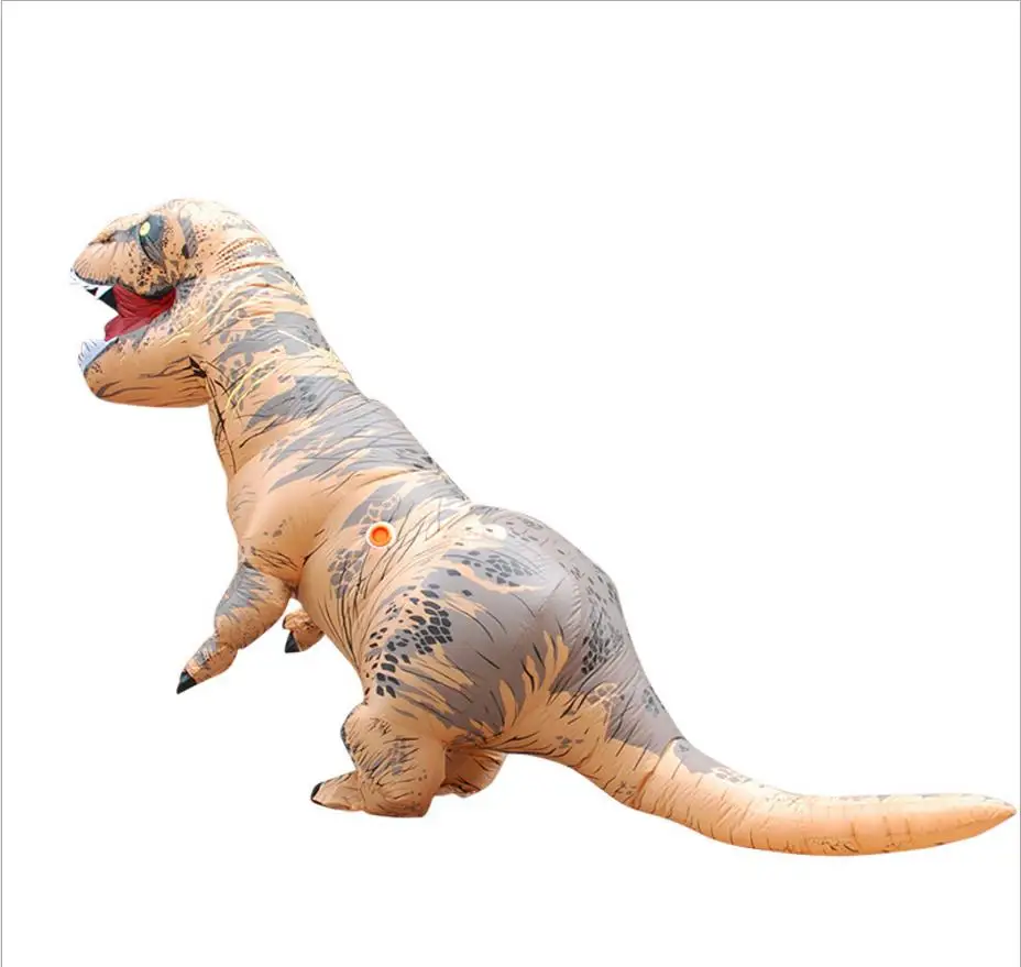 I NFLATABLE динозавр T REX костюмы для женщин Blowup T-Rex динозавр Хэллоуин надувной костюм талисман вечерние костюмы для взрослых