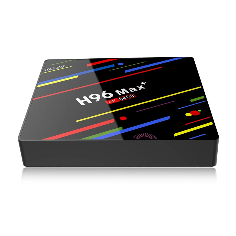 4 K арабский французский IPTV Box Google голосовой пульт дистанционного управления Android 8,1 H96 Max+ 4 Гб ram 64 ГБ rom WiFi 2,4G/5G IPTV телеприставка
