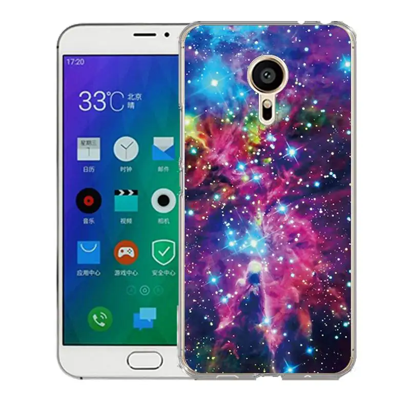 QMSWEI TPU Мягкий чехол для телефона Meilan MX6 pro6 u10 u20 E2 m3 M5 M5s metal note3 Прозрачный Цветастая Звездная Обложка Бесплатная доставка