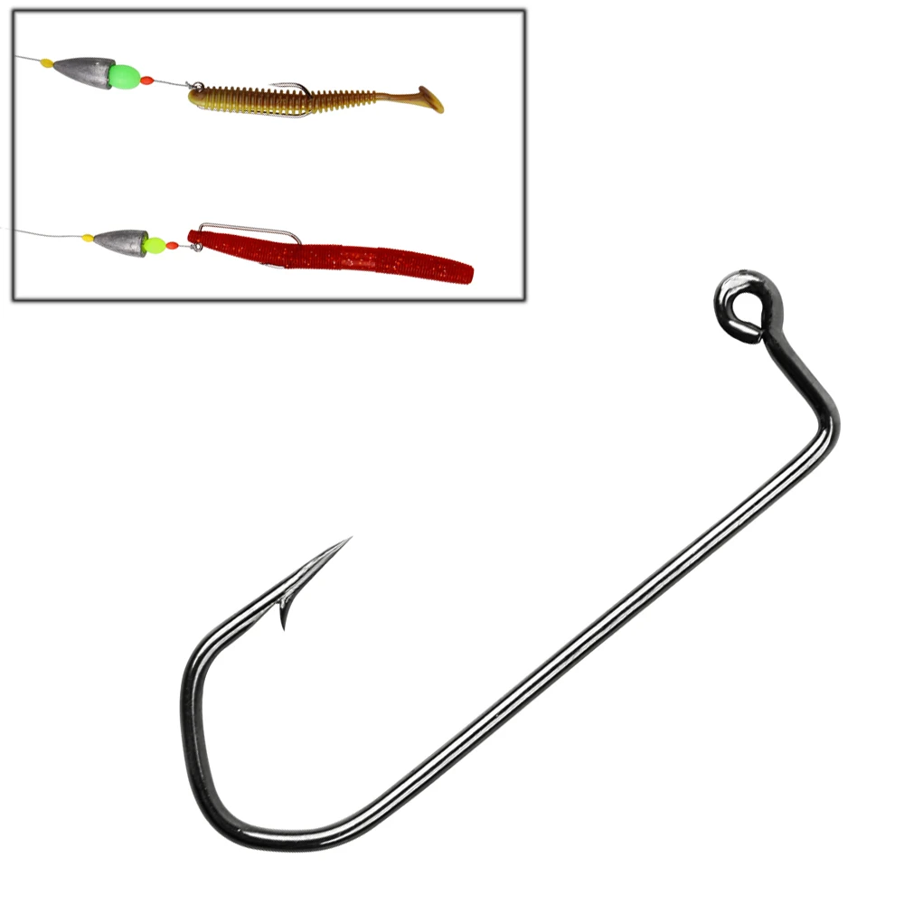 180 шт высокоуглеродистой стали колючая Абердин джиг рыболовные крючки 7150