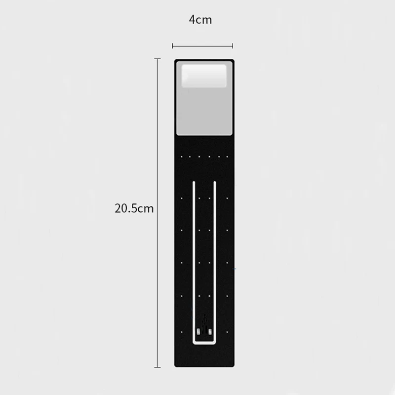 Гибкий светодиодный ночник с USB зарядкой перезаряжаемая лампа для чтения клипсой