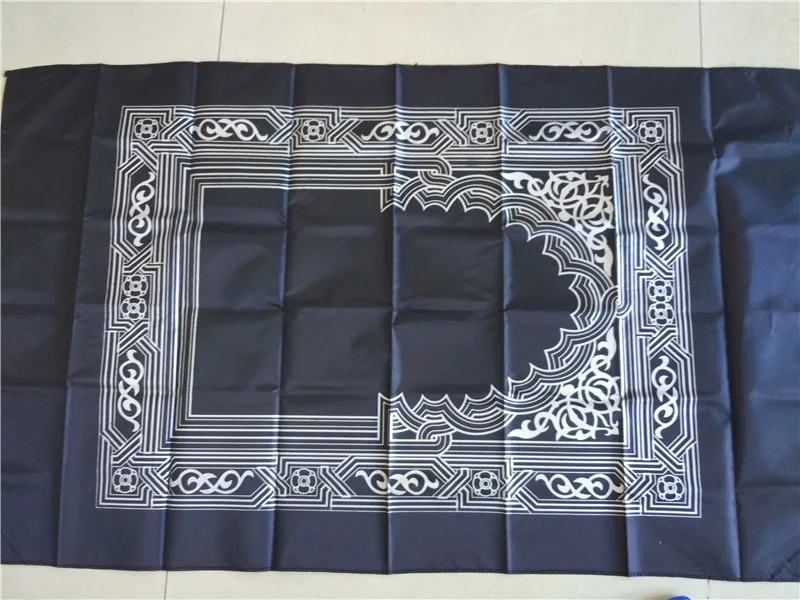 2 шт./лот Карманный молитвенный коврик с компасом 60*100 см мусульманский для молитв