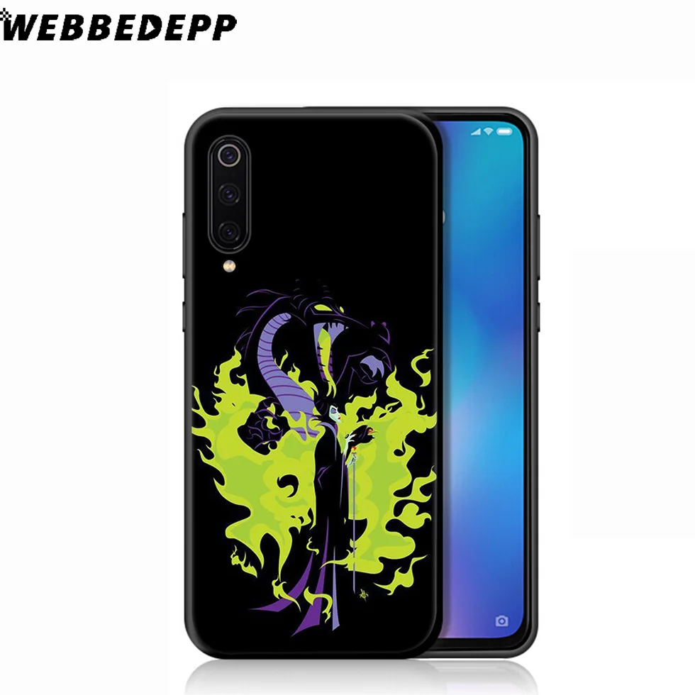 WEBBEDEPP Witch Maleficent Soft Case for Xiaomi Mi 9T 9 8 SE 6 A1 A2 A3 Lite MiA1 MiA2 MiA3 F1 MAX 3 Mi8 CC9E CC9 |