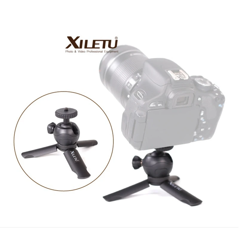 XILETU XS-1 Универсальный мини Короткая тренога селфи палка 2 в 1 для телефона ActionCamera