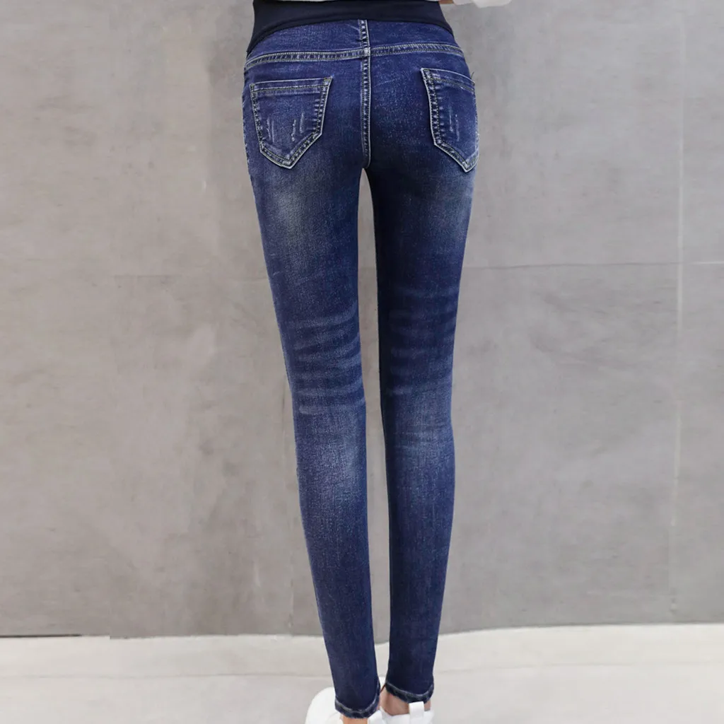 Новинка Леггинсы для беременных женщин джинсы штаны кормящих матерей эластичный