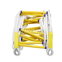 15m rescue rope ladder fire escape ladder emergency work safety response fire rescue rock climbing aerial work rescue