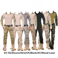 camouflage tactical military clothing paintball army cargo pants combat trousers tactical pants with knee pads