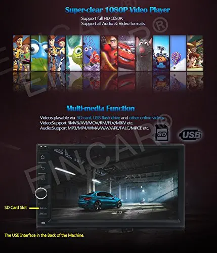 Автомобильный Радио Стерео Android 6 0 четырехъядерный gps навигация в тире 2din