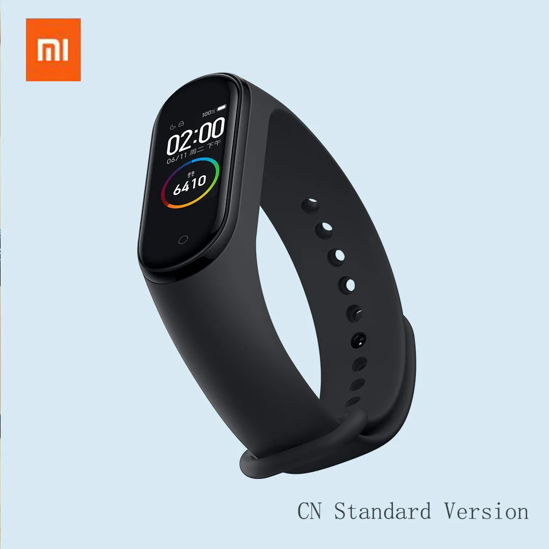 Xiaomi Mi Band 4 новинка 2019 музыкальный смарт браслет Miband фитнес экран с пульсометром