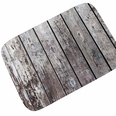 Wood Grain Retro Doormat for Entrance Door Carpet Kitchen Mat Bathroom Floor Mat Hallway Rugs and Carpets for Living Room Tapete - Цвет: B