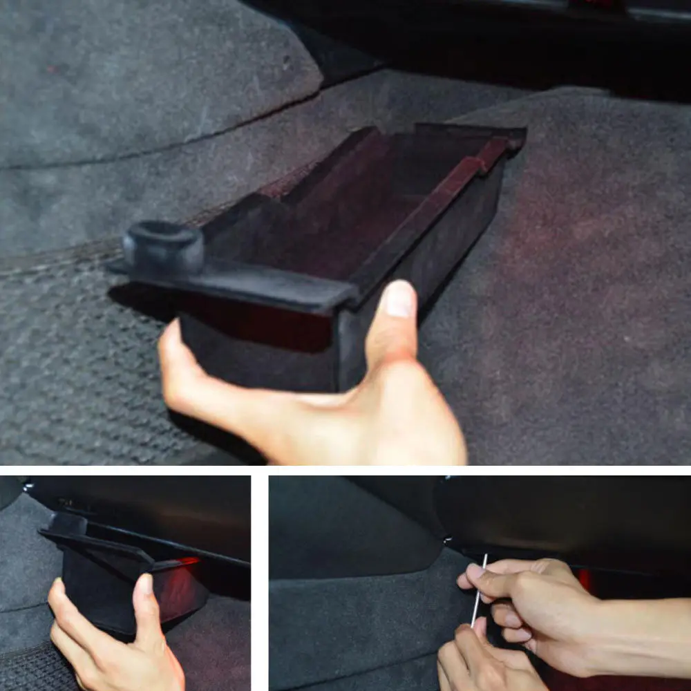 Multi-function Car Styling Folding Umbrella Bottle Holder Box Passage Side Storage Container Fit For bmw 5 Series F10 F18 11-15 |