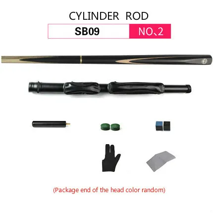 SB09 11.5MM Jianying бильярдный клубный набор accesoire Британский кий для снукера бильярда черный октавы головные уборы, маленькие размеры, черный 8 один бильярдным кием пройти стержень SB09 - Цвет: SB09 11.5MM