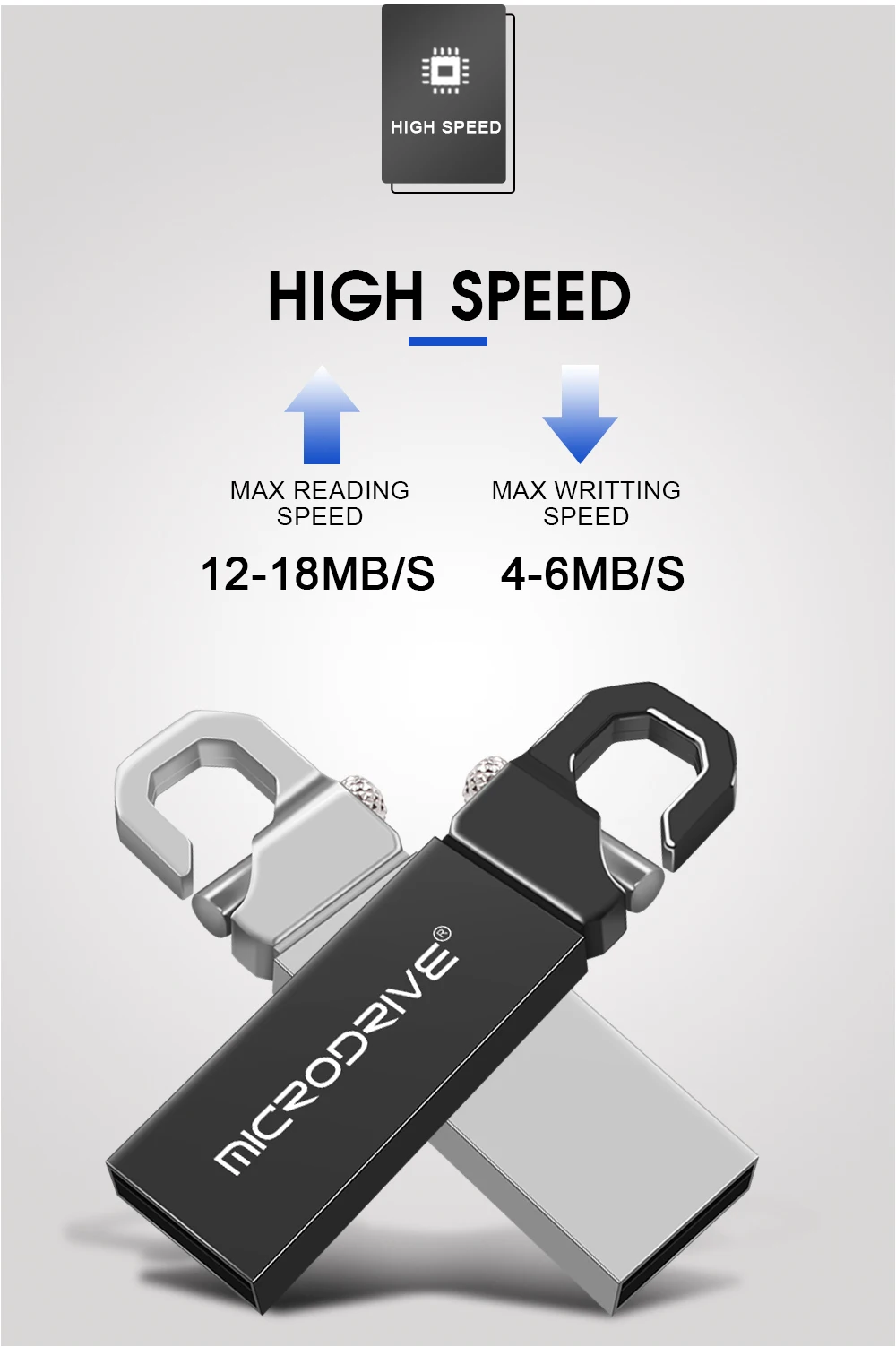 Металлический usb флеш-накопитель с крючком, реальная емкость, USB 2,0, флеш-накопитель, 16 ГБ, 32 ГБ, 64 ГБ, супер тонкий флеш-накопитель, водонепроницаемая usb-флешка, u-диск