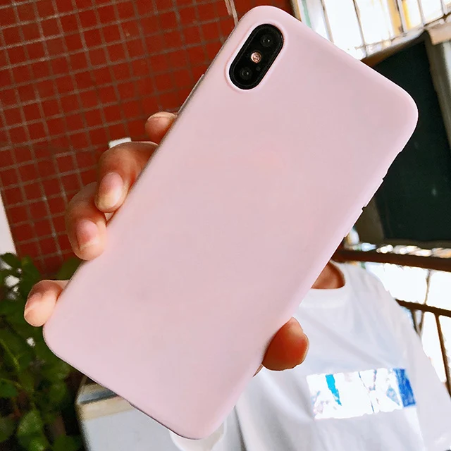 candy pink Мягкий чехол для телефона чехол для iPhone 5 5S SE X XR XS Max с мягкими котами, милый чехол для iPhone 7 8 6 6s plus, Аксессуары для 3D кукольного телефона, Новинка - Цвет: candy pink