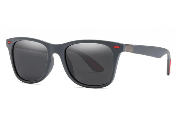 C2 Sand Grey RTBOFY брендовые дизайнерские солнцезащитные очки для мужчин и женщин, классические ретро очки с заклепками, поляризационные солнцезащитные очки, дизайнерская квадратная оправа, защита от ультрафиолета - Цвет линз: C2 Sand Grey