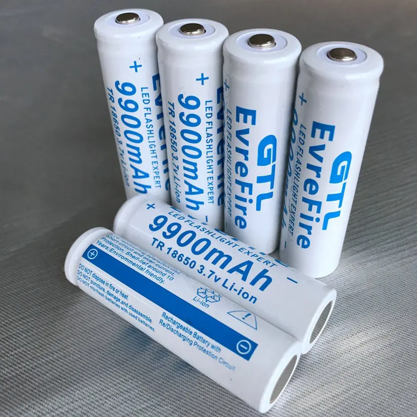 18650 Батарея 3 7 V 9900mah литий ионная аккумуляторная батарея безопасная