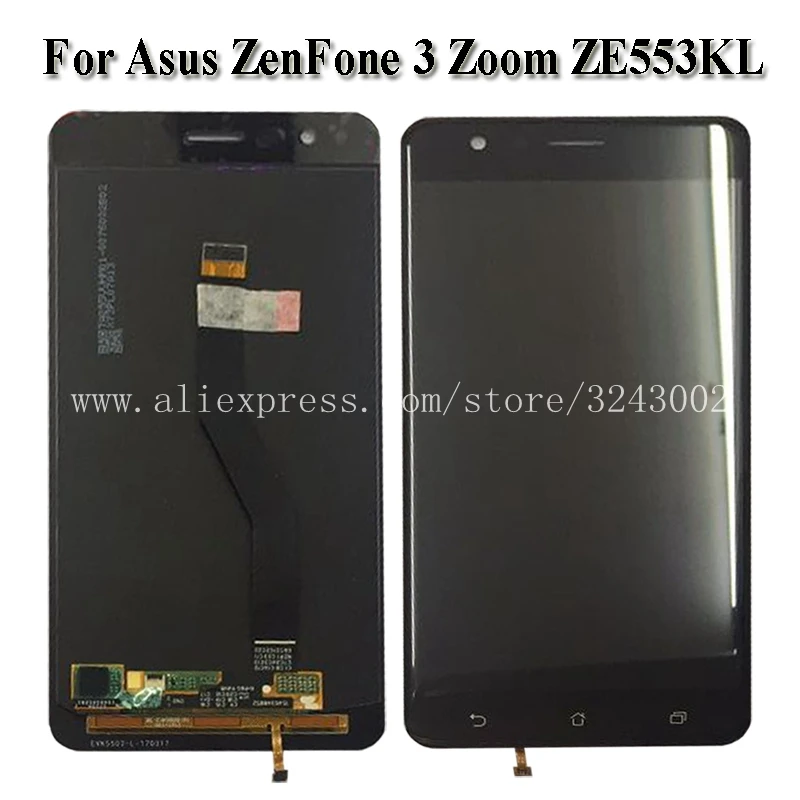 Оригинальный Для Asus Zenfone 3 зум ZE553KL Z01HDA ЖК дисплей Дисплей Сенсорный экран Digitizer