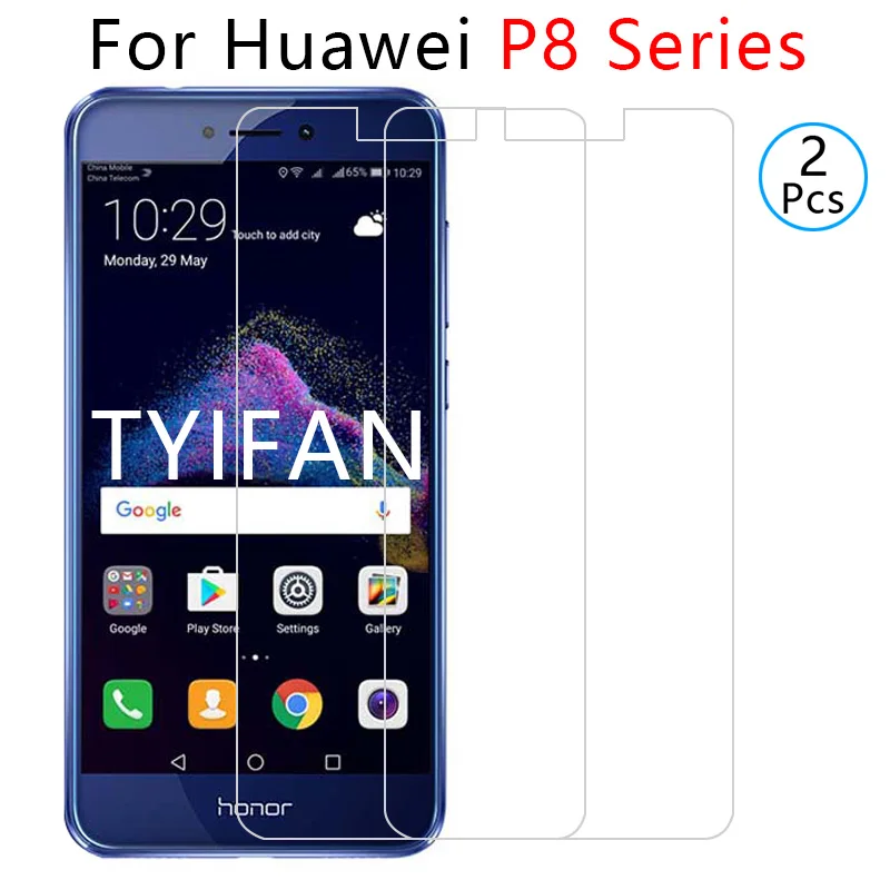 2 шт закаленное стекло для Huawei P8 Lite 2015 2016 2017 ale l21 защитное протектор экрана на p 8