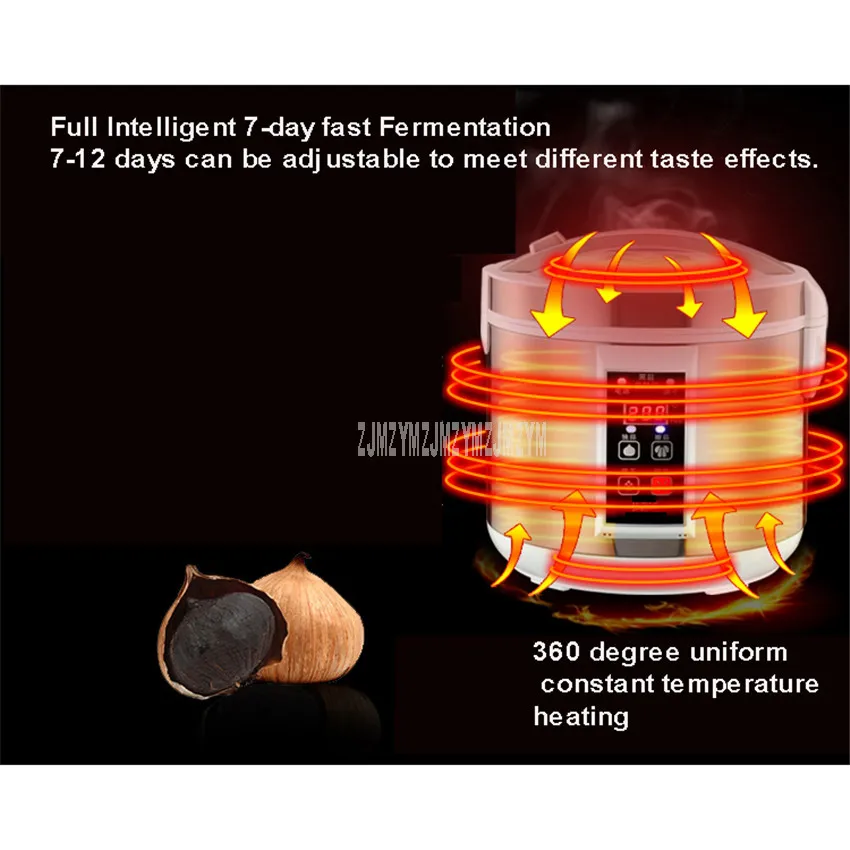 

6L Full Automatic Black Garlic Fermenting Machine With Drying Function Black Garlic Fermenter Household DIY Zymolysis Pot Maker