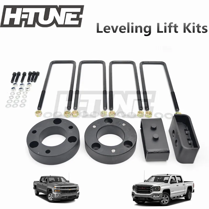 H TUNE 2 5 &quotпередние и 2&quot задние подъемные комплекты для Sierra Silverado 1500 2WD 4WD 2007
