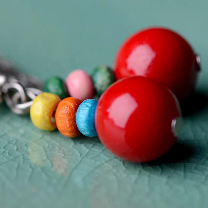 drop earrings hanging for women Red natural stone bead Zinc alloy bowknot and Hooke thnic style vintage jewelry fashion 2018 | Украшения и