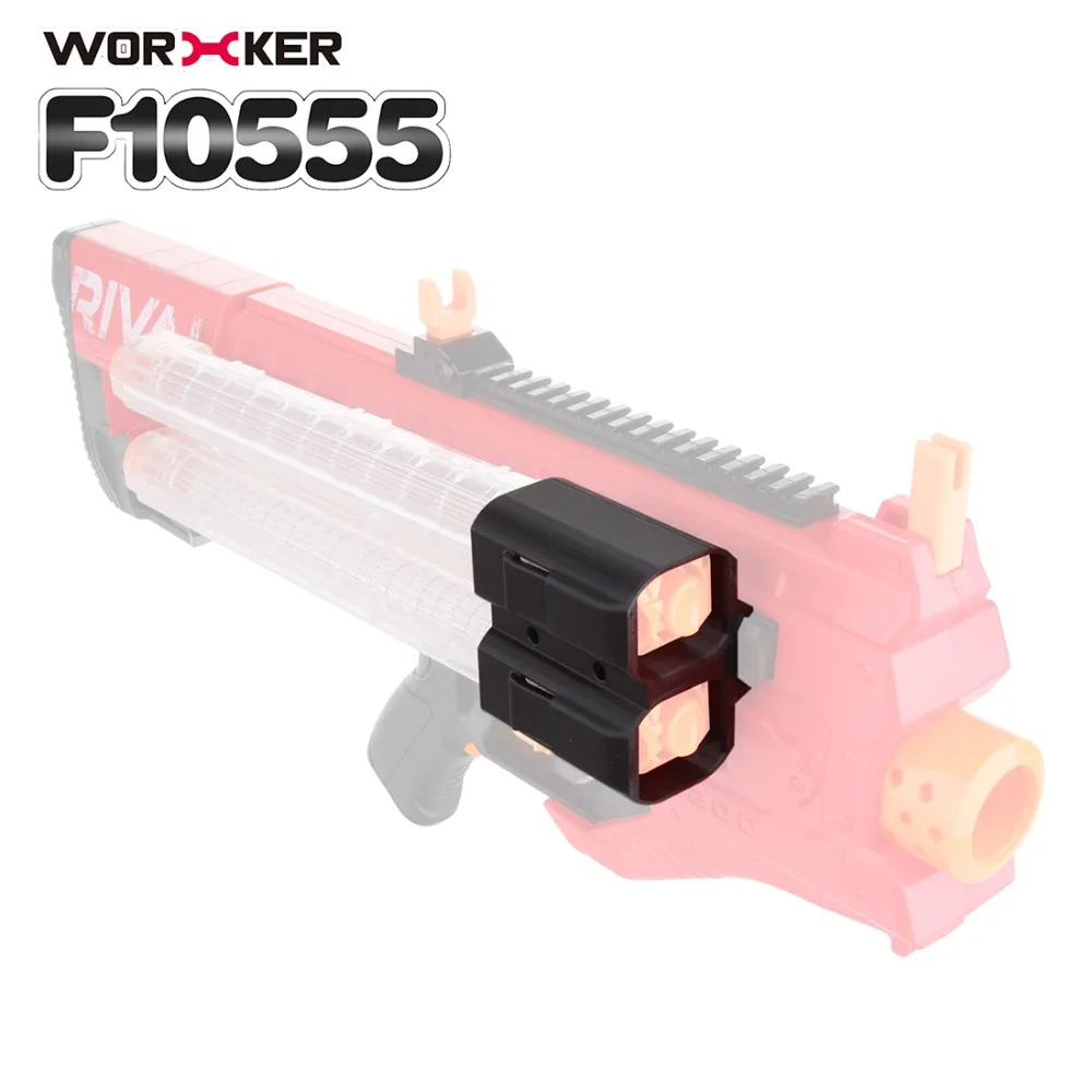 Обложка для магазина Worker f10555 No.202 Side Nerf Rival Zeus MXV 1200 Blaster черная|Игрушечное оружие| |