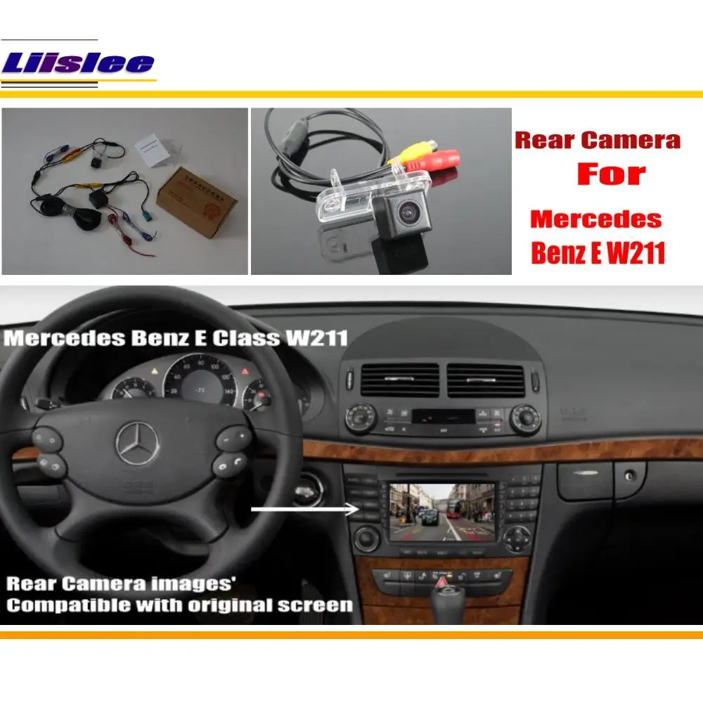 Автомобильная камера заднего хода для Mercedes Benz E W211 E280 E300 E320 2002 ~ 2008 2009 оригинальный