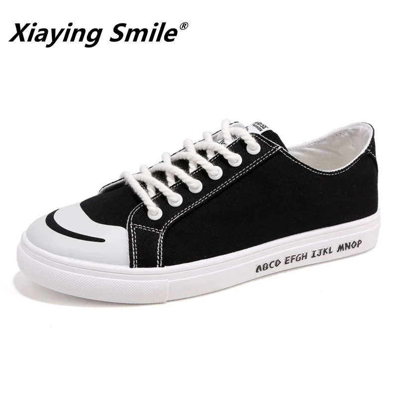 Summer Shoes Men 2018 New Fashion Canvas lightweight Lace Up Flat Male Sneakers Baotou Breathable Unisex For Couple |
