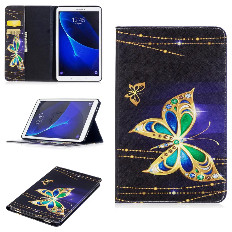 2017 для Samsung Tab A6 10 1 мультяшный кожаный чехол из ТПУ Galaxy A 6 2016 T585 T580 T580N чехлы
