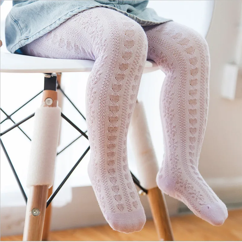 Новые модные мягкие колготки для новорожденных девочек милые в форме сердца