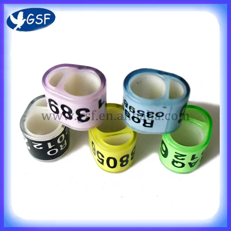 Подгонянное информационное тренировочное кольцо голубя из Бельгии с материалом